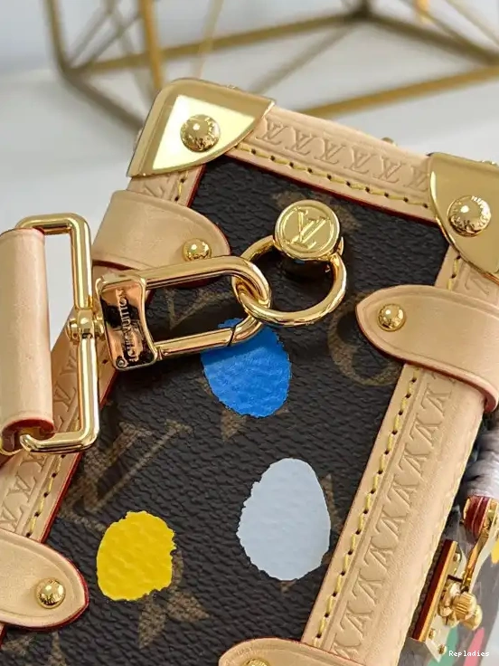 Rep ladies LOUIS TRUNK MM SIDE VUITTON 0610